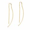 Thumbnail Image 1 of 10K Gold Curved Stick Threader Earrings