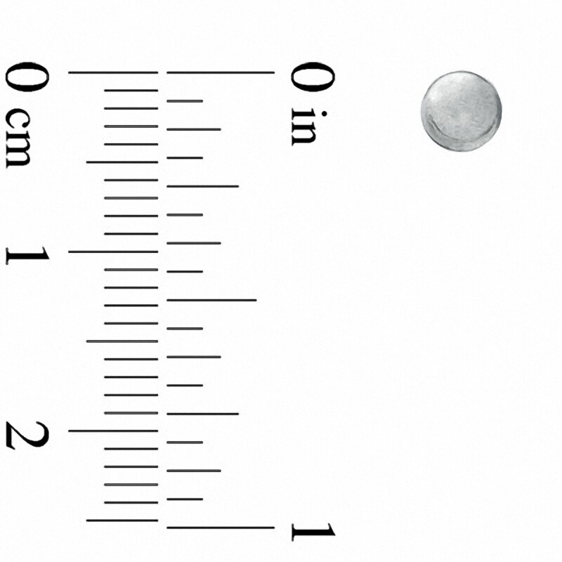 Main Image 2 of 3.0mm Ball Stud Earrings in 14K White Gold