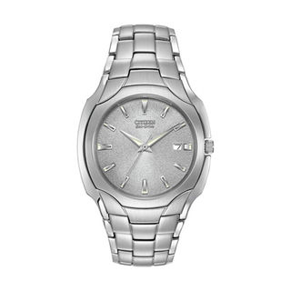 Men's Citizen Eco-Drive® Watch with Silver-Tone Dial (Model: BM6010-55A)
