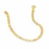 Thumbnail Image 2 of Child's Heart and "X" Bracelet in 10K Two-Tone Gold - 5.5"