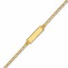 Thumbnail Image 1 of Child's 10K Gold Marine Link ID Bracelet - 5.5"