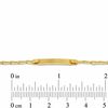 Thumbnail Image 2 of Child's 10K Gold Marine Link ID Bracelet - 5.5"