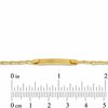 Thumbnail Image 1 of Child's 10K Gold Marine Link ID Bracelet - 5.5"