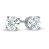 Thumbnail Image 0 of Celebration Canadian Lux® 0.50 CT. T.W. Diamond Solitaire Earrings in 14K White Gold (I/SI2)