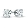 Thumbnail Image 1 of Celebration Canadian Lux® 0.50 CT. T.W. Certified Diamond Solitaire Earrings in 14K White Gold (I/SI2)