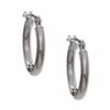 Thumbnail Image 1 of 13.0mm Medium Hoop Earrings in 14K White Gold