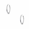 Thumbnail Image 0 of 13mm Hoop Earrings in 14K White Gold