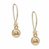 Thumbnail Image 1 of 14K Gold Ball Drop Earrings