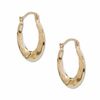 Thumbnail Image 1 of 14K Gold Pinwheel Hoop Earrings