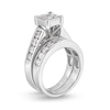 Thumbnail Image 3 of 2.00 CT. T.W. Quad Princess-Cut Diamond Bridal Set in 14K White Gold