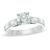 Thumbnail Image 1 of 1.20 CT. Diamond Solitaire Crown Royal Engagement Ring in 14K White Gold (J/I2)