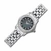 Thumbnail Image 1 of Ladies' Citizen Eco-Drive Riega Watch with Black Mother-Of-Pearl Dial and Diamond Bezel (Model: EP5630-55Y)