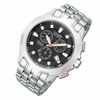 Thumbnail Image 1 of Men's Citizen Eco-Drive Chronograph Black Dial Watch in Stainless Steel (Model: BL5260-50E)