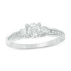 Thumbnail Image 1 of 0.50 CT. T.W. Diamond Past Present Future® Engagement Ring in 14K White Gold (I-J/I2)