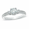 Thumbnail Image 0 of 1.00 CT. T.W. Diamond Past Present Future® Engagement Ring in 14K White Gold