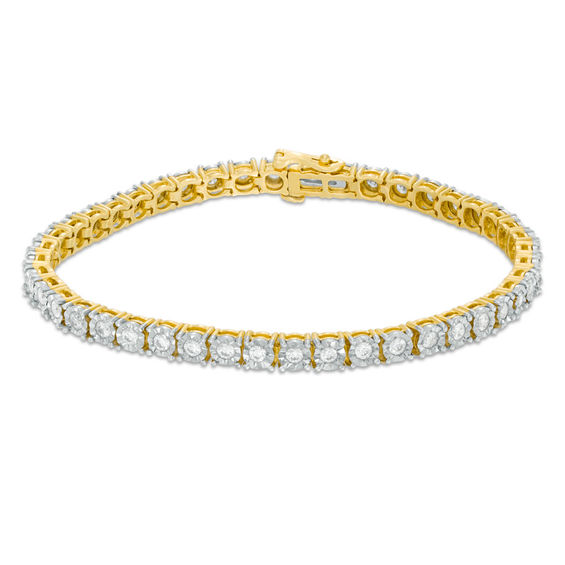 2.00 CT. T.W. Diamond Tennis Bracelet in 10K Gold