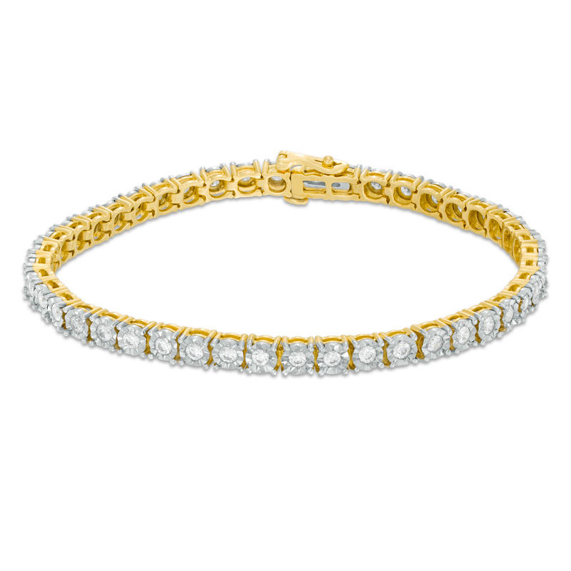 2.00 CT. T.W. Diamond Tennis Bracelet in 10K Gold|Peoples Jewellers