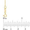 Thumbnail Image 2 of 10K Gold Diamond-Cut Leaf "Y" Necklace
