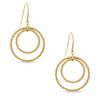 Thumbnail Image 1 of 14K Gold Double Hoop Earrings