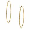 Thumbnail Image 0 of 14K Gold 47mm Gypsy Hoop Earrings