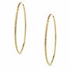Thumbnail Image 1 of 14K Gold 47mm Gypsy Hoop Earrings