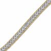 Diamond-Cut 10K Two-Tone Gold Bead Bracelet