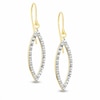 Thumbnail Image 0 of Diamond Fascination™ Marquise Dangle Earrings in 14K Gold