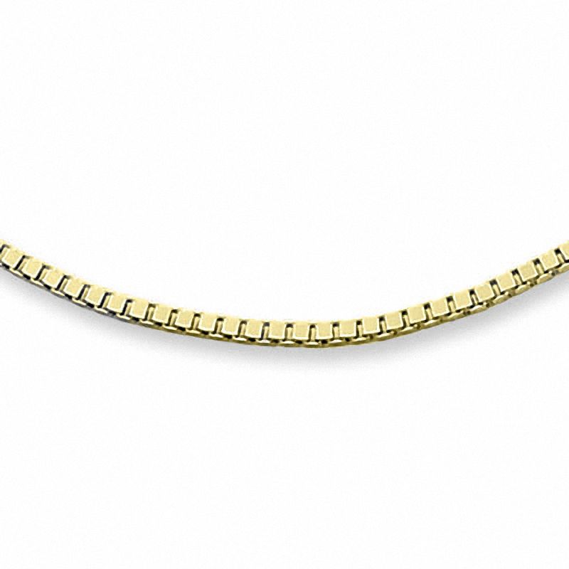 Ladies' 0.78mm Box Chain Necklace in 14K Gold