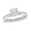 Thumbnail Image 1 of Celebration 100 1.50 CT. Canadian Certified Diamond Solitaire Engagement Ring in 14K White Gold (I/SI2)