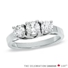 Thumbnail Image 0 of Celebration Canadian Lux® 1.00 CT. T.W. Diamond Three Stone Ring in 18K White Gold (I/SI2)