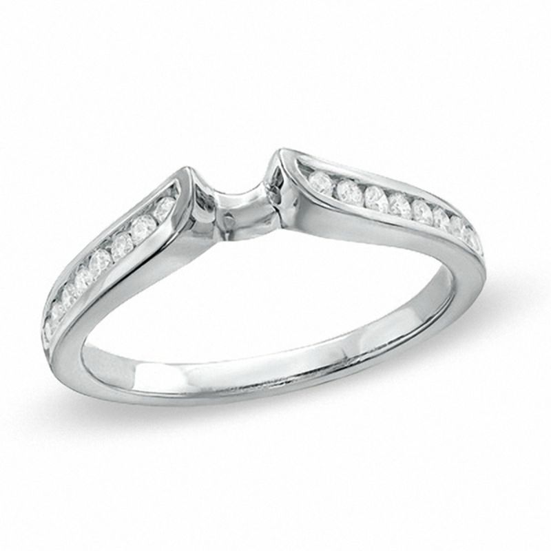 Main Image 1 of 0.20 CT. T.W. Prestige Diamond Solitaire Enhancer in 14K White Gold