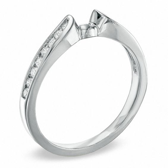 0.20 CT. T.W. Prestige Diamond Solitaire Enhancer in 14K White Gold
