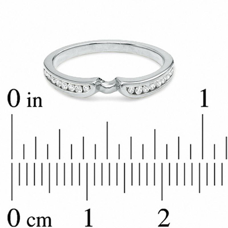 Main Image 3 of 0.20 CT. T.W. Prestige Diamond Solitaire Enhancer in 14K White Gold