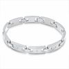 Men's Diamond Accent Bracelet in Stainless Steel - 8.25"