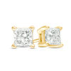 Thumbnail Image 0 of 0.08 CT. T.W. Princess-Cut Diamond Solitaire Stud Earrings in 14K Gold (J/I2)