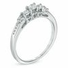 Thumbnail Image 1 of 0.33 CT. T.W. Diamond Past Present Future® Ring in 14K White Gold