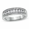 Thumbnail Image 0 of 0.50 CT. T.W. Diamond Channel Band in 14K White Gold - Size 7