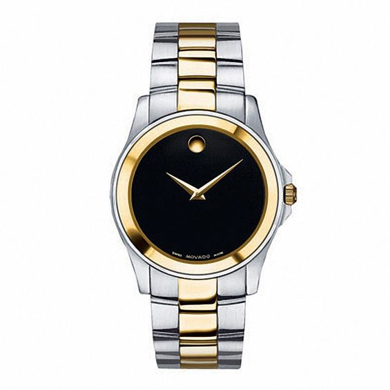 Men's Movado Junior Sport Two Tone Stainless Steel Bracelet Watch (Model: 0605987)