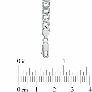 Men's 11.0mm Curb Chain Necklace in Sterling Silver - 22"