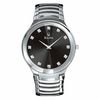 Thumbnail Image 1 of Men's Bulova Diamond Accent Watch with Black Dial (Model: 96D10)
