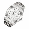 Thumbnail Image 1 of Men's Caravelle Stainless Steel Bracelet Watch with Diamond Markers (Model: 43D005)