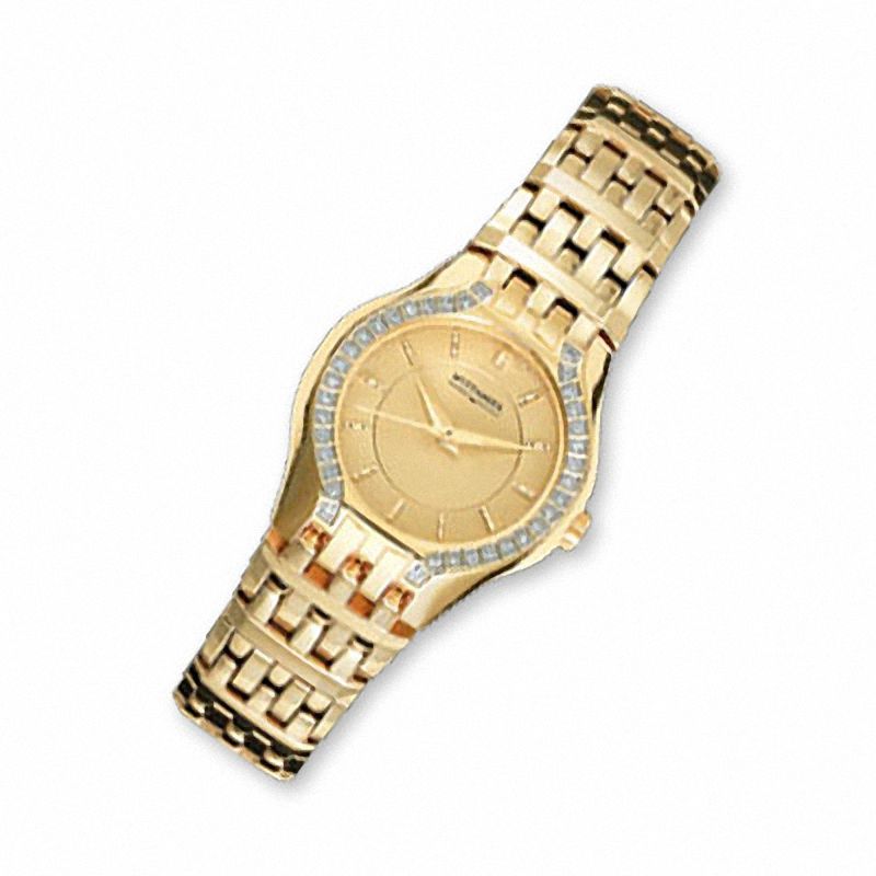 Ladies' Wittnauer Laureate™ Diamond Accent Gold-Tone Watch (Model: 12R038)|Peoples Jewellers