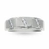 Thumbnail Image 1 of 0.25 CT. T.W. 9-Stone Diamond Wedding Band in 14K White Gold