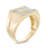 Thumbnail Image 2 of Men's 0.38 CT. T.W. Diamond Matrix Ring in 10K Gold