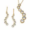 Thumbnail Image 1 of Journey Squiggle Set in 10K Two-Tone Gold