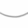 025 Gauge Box Chain Necklace in 14K White Gold