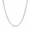 Thumbnail Image 1 of Ladies' 0.85mm Box Chain Necklace in 14K White Gold - 18"
