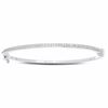 Thumbnail Image 1 of Diamond Bangle in 14K White Gold