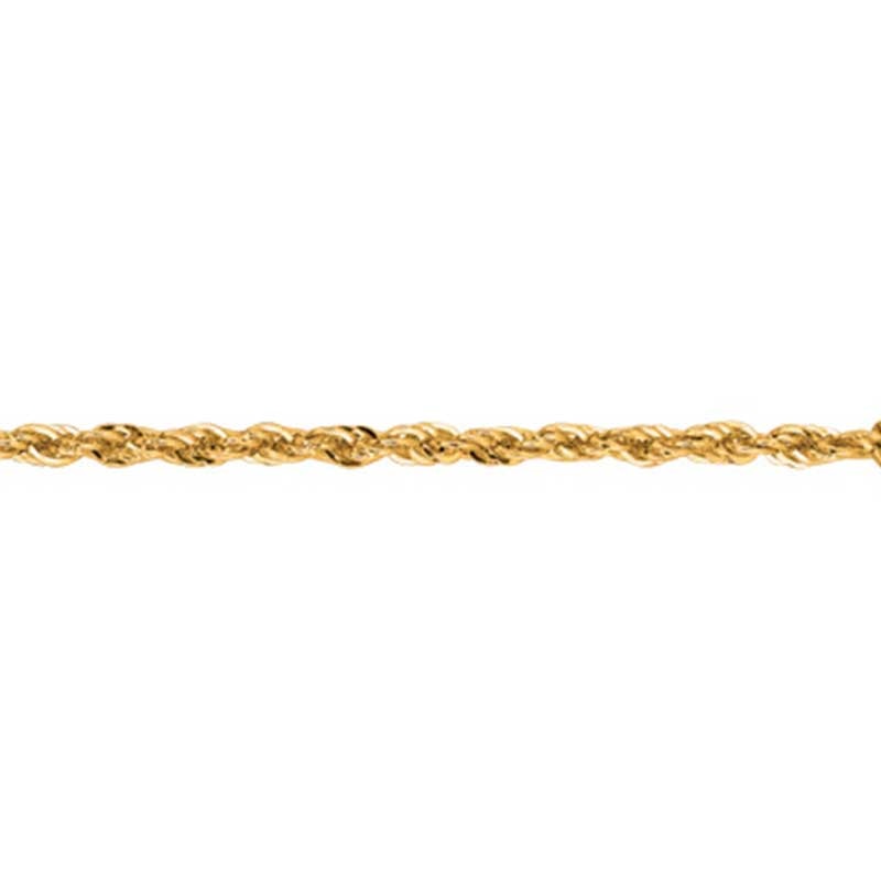 Main Image 1 of 014 Gauge Rope Chain Necklace in 10K Gold