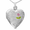 Thumbnail Image 1 of "I Love You" Heart Locket in Sterling Silver